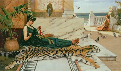 Der Tigerfell, ca. 1895